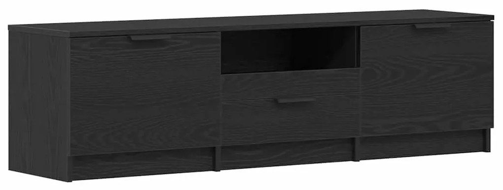 vidaXL Ντουλάπι TV Μαύρο 140 x 35 x 40 εκ Επεξεργασμένο ξύλο
