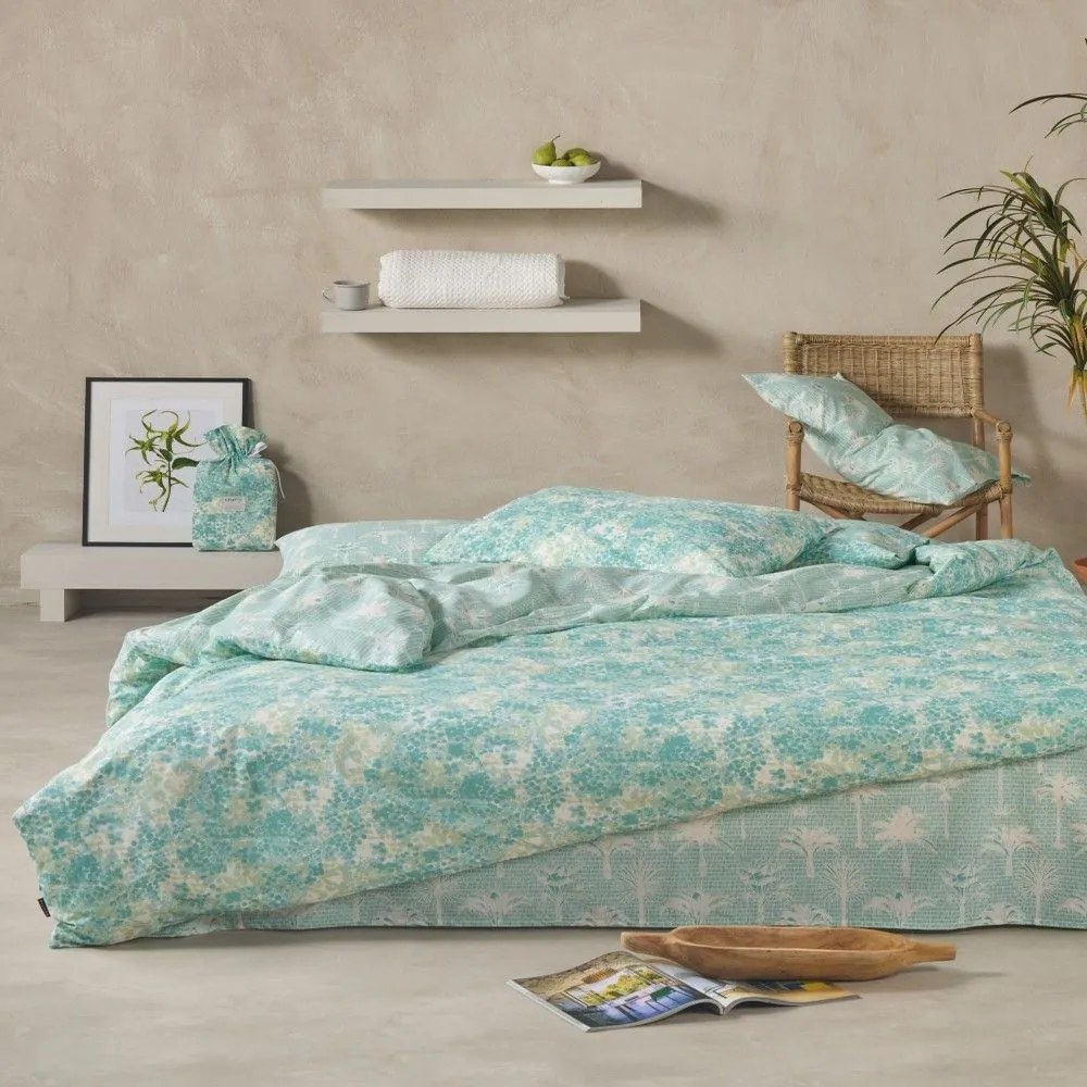 Κουβερλί Malie 29 Veraman-Lime Kentia Υπέρδιπλo 220x240cm 100% Cotton