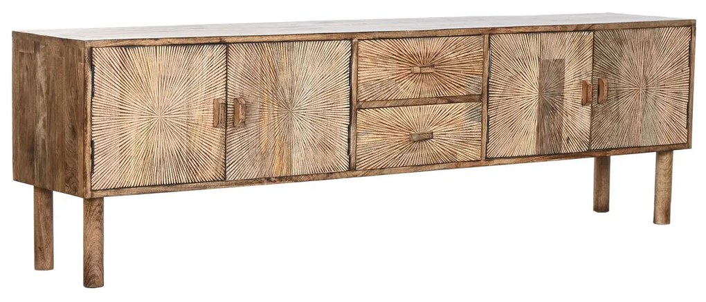 Τηλεόραση Home ESPRIT Φυσικό 180 x 34,5 x 54 cm