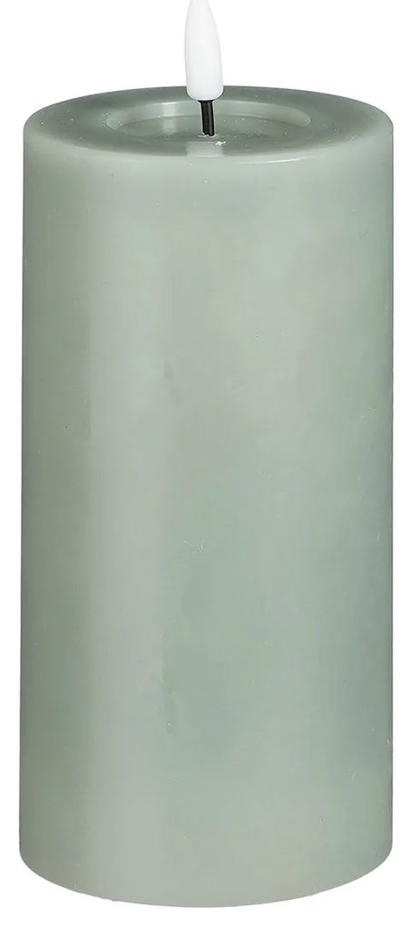 Διακοσμητικό Φωτιστικό Κερί LED (Φ7.5x15) Edelman Mica Green 1134701