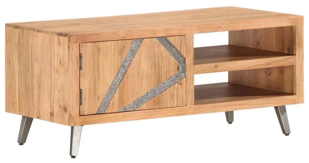 vidaXL Τραπεζάκι Σαλονιού 90x45x40 εκ. από Μασίφ Ξύλο Ακακίας