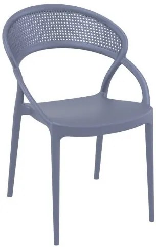 Καρέκλα Sunset Siesta-Γκρι Σκούρο  (4 τεμάχια)