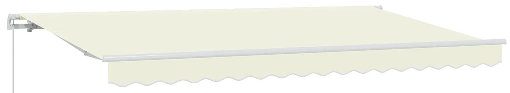 vidaXL Σκηνίτσα Αναδιπλούμενη Κρεμ 350 x 200 cm Πολυεστέρας, Αλουμίνιο