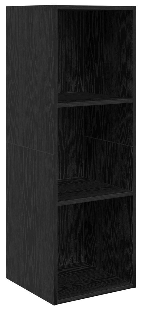 vidaXL Σετ επίπλου τηλεόρασης 3 pcs Μαύρη δρυς 37 x 37 x 142.5 εκ