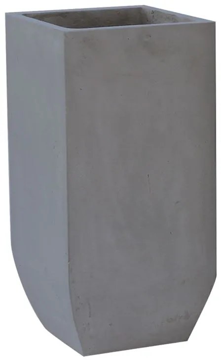 WOODWELL Ε6300,BFLOWER POT-1 Cement Grey 35x35x80cm 35x35x80cm Ε6300,B