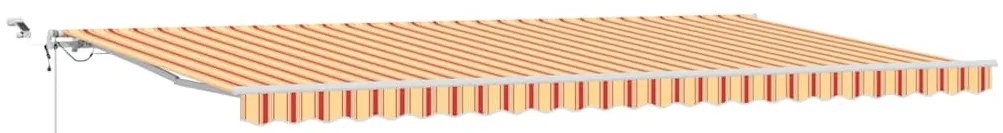 vidaXL Σκηνίτσα Αναδιπλούμενη Κίτρινο και Πορτοκαλί 600 x 350 εκ