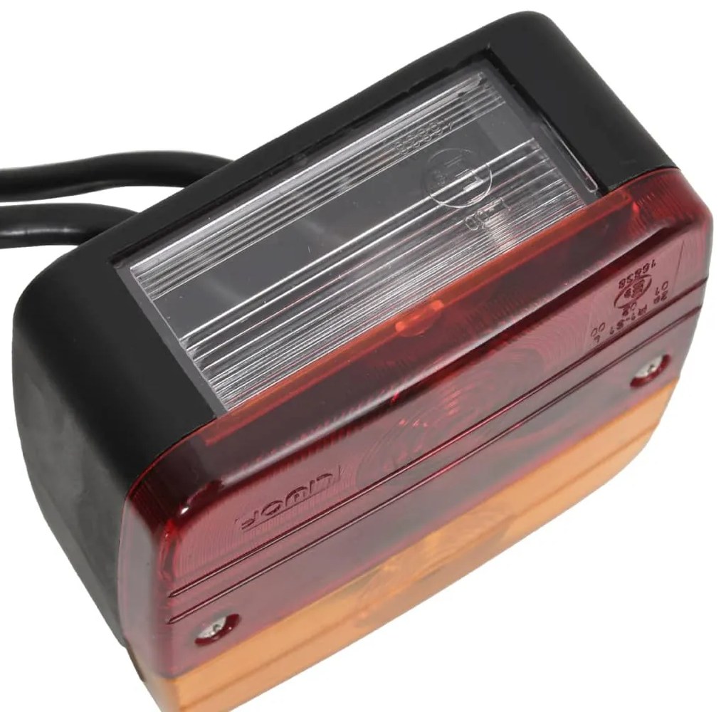 vidaXL Φώτα Τρέιλερ 2 τεμ. Κόκκινα 10,5x5x9,5 εκ. Κλασ. Λαμπτήρας 12V