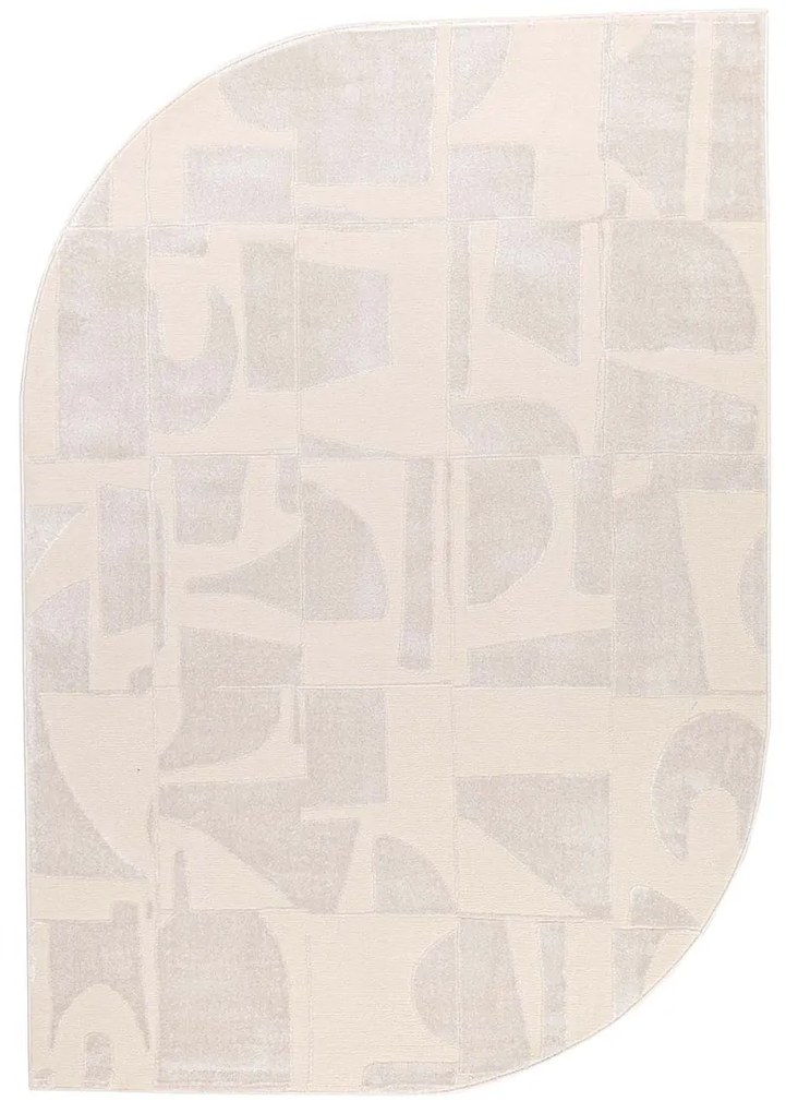 Χαλί (133x190) Royal Carpet Organic Shape 620A Cream