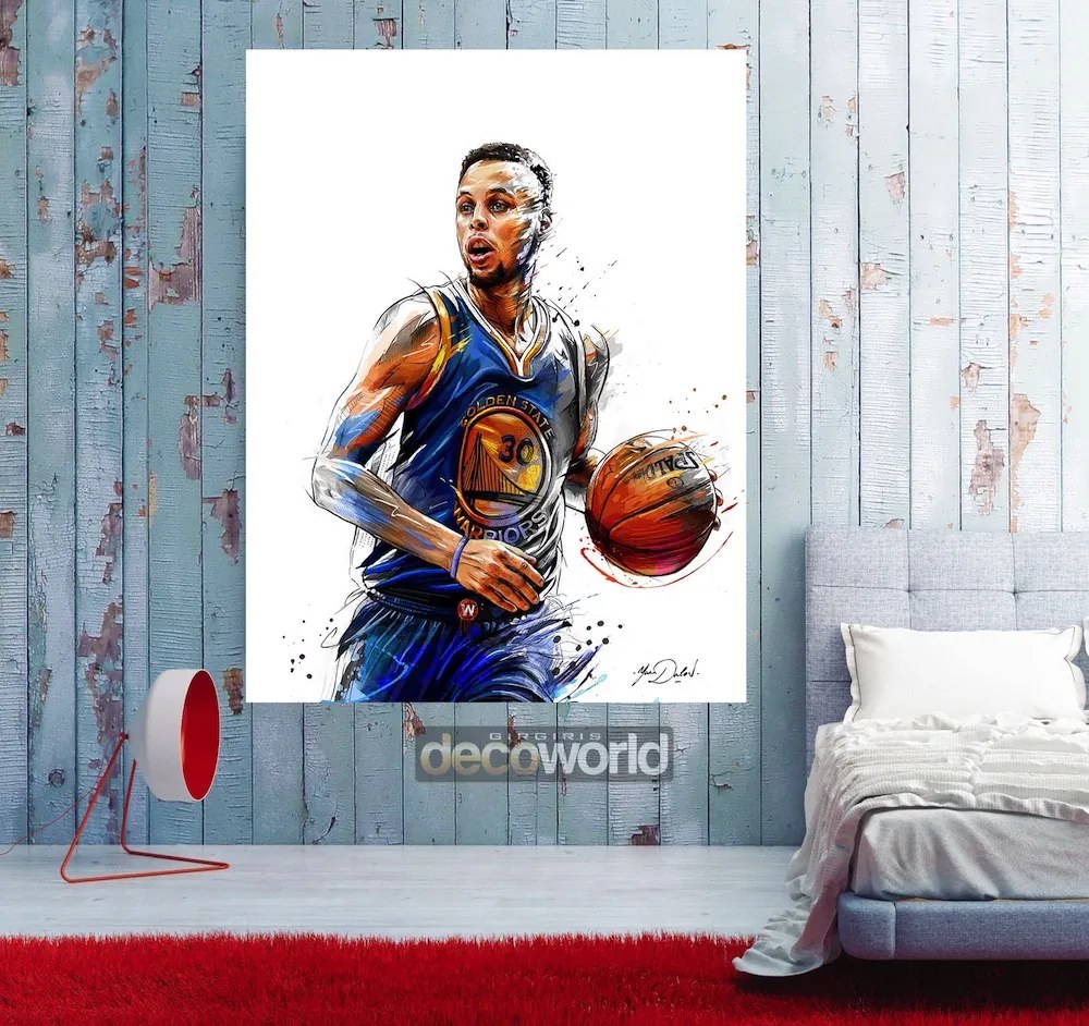 Πίνακας σε καμβά NBA Stephen Curry KNV973 65cm x 95cm