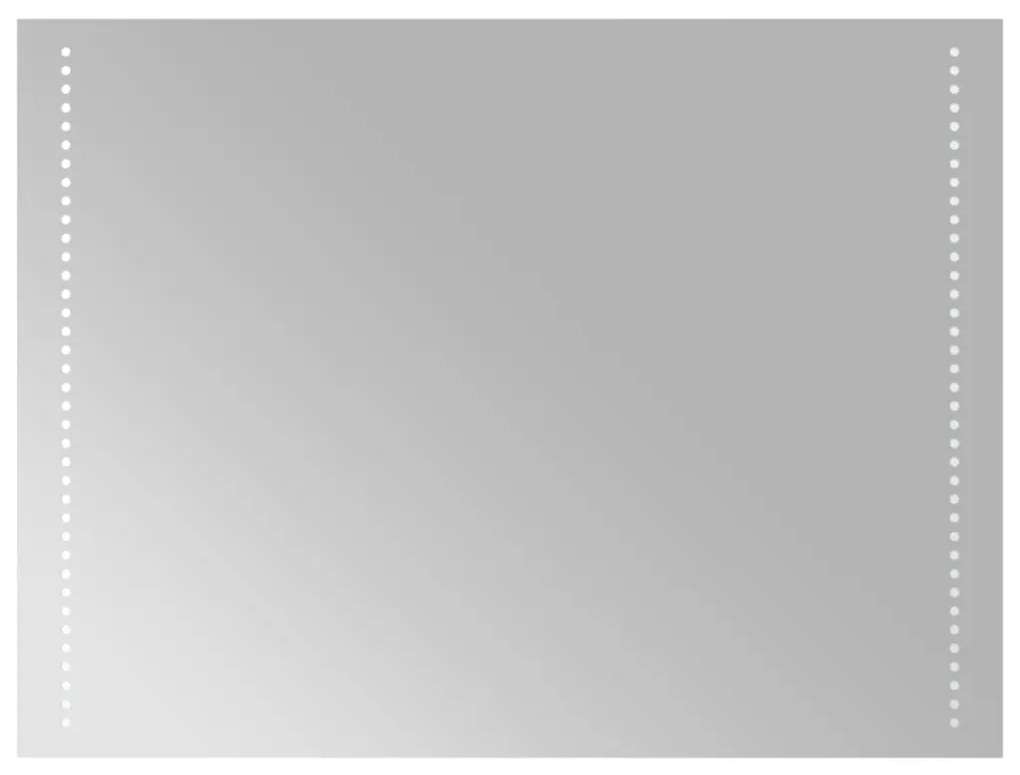 vidaXL Καθρέφτης Μπάνιου με LED 80x60 εκ.
