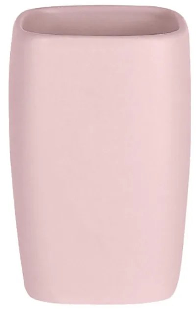 Ποτήρι Οδοντόβουρτσας (Φ6.5x10.5) Spirella Pastel Pink
