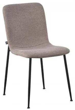 ΚΑΡΕΚΛΑ ΤΡΑΠΕΖΑΡΙΑΣ Fylliana FL5037 ΜΕ ΜΕΤΑΛΛΙΚΑ ΠΟΔΙΑ ΚΑΙ ΚΑΦΕ ΧΡΩΜΑ ΥΦΑΣΜΑΤΟΣ 56x43x83εκ 627-224-038 - 4 ΤΕΜΑΧΙΑ