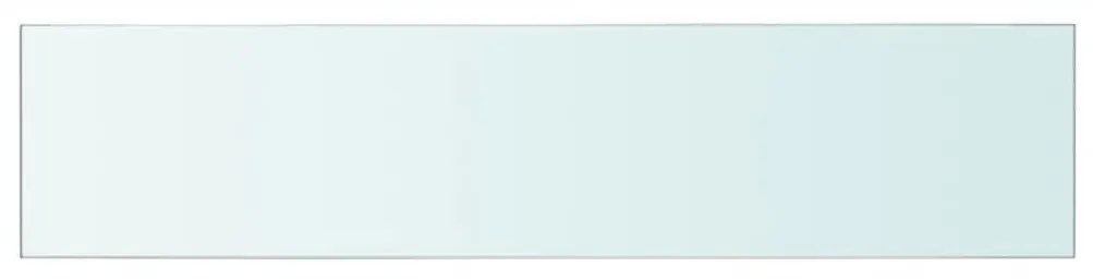 Ράφια Πάνελ 2 τεμ. Διάφανα 60 x 12 εκ. Γυάλινα - Διαφανές