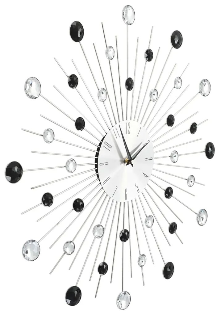 vidaXL Ρολόι Τοίχου Μοντέρνο 50 εκ. με Μηχανισμό Quartz