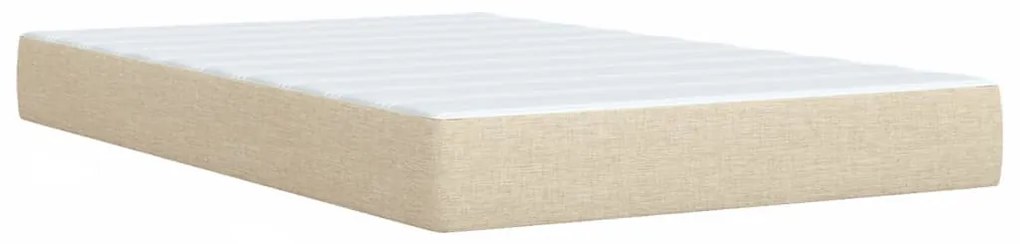 ΚΡΕΒΑΤΙ BOXSPRING ΜΕ ΣΤΡΩΜΑ ΚΡΕΜ 120X190 ΕΚ. ΥΦΑΣΜΑΤΙΝΟ 3293517