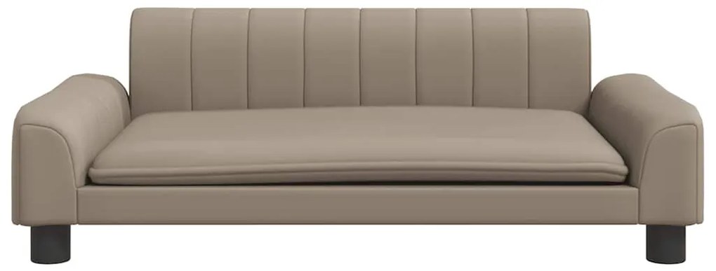 vidaXL Καναπές Παιδικός Καπουτσίνο 90x53x30 εκ. από Συνθετικό Δέρμα