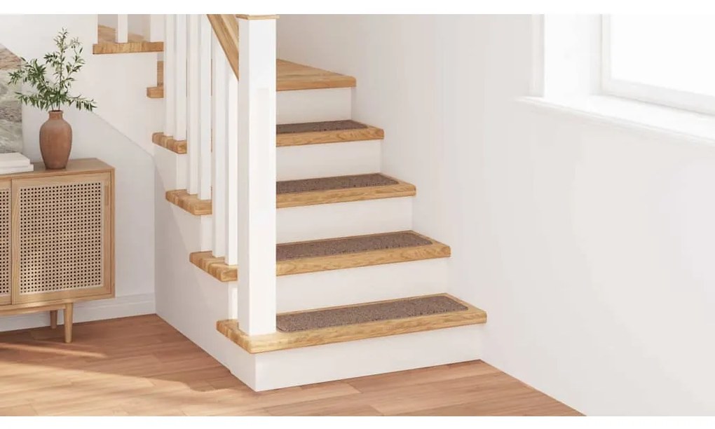vidaXL Σκαλοπάτια 15 pcs Καφέ 75 x 20 cm Πολυπροπυλένιο
