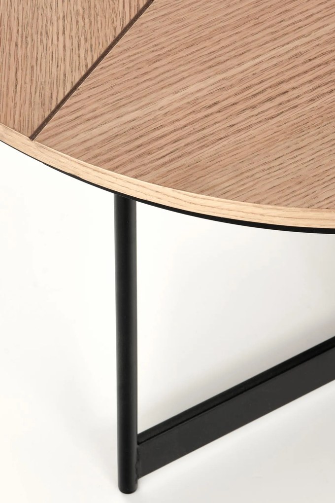 KARIDA c. table natural oak / black DIOMMI V-CH-KARIDA-LAW