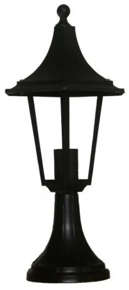 Επιδαπέδιο Φωτιστικό Πλαστικό LP-400Κ H44,5 Φ20,5 Heronia Lighting 10-0123 Μαύρο