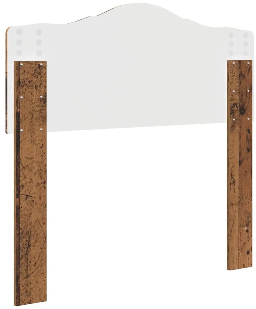 vidaXL Κεφαλάρι με κεφαλάρι Παλιό Ξύλο 100 cm Επεξεργασμένο ξύλο