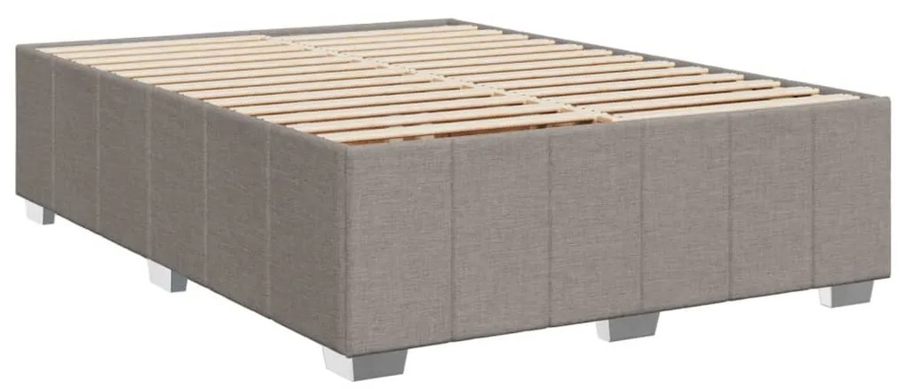 ΚΡΕΒΑΤΙ BOXSPRING ΜΕ ΣΤΡΩΜΑ TAUPE 140X200 ΕΚ. ΥΦΑΣΜΑΤΙΝΟ 3287102