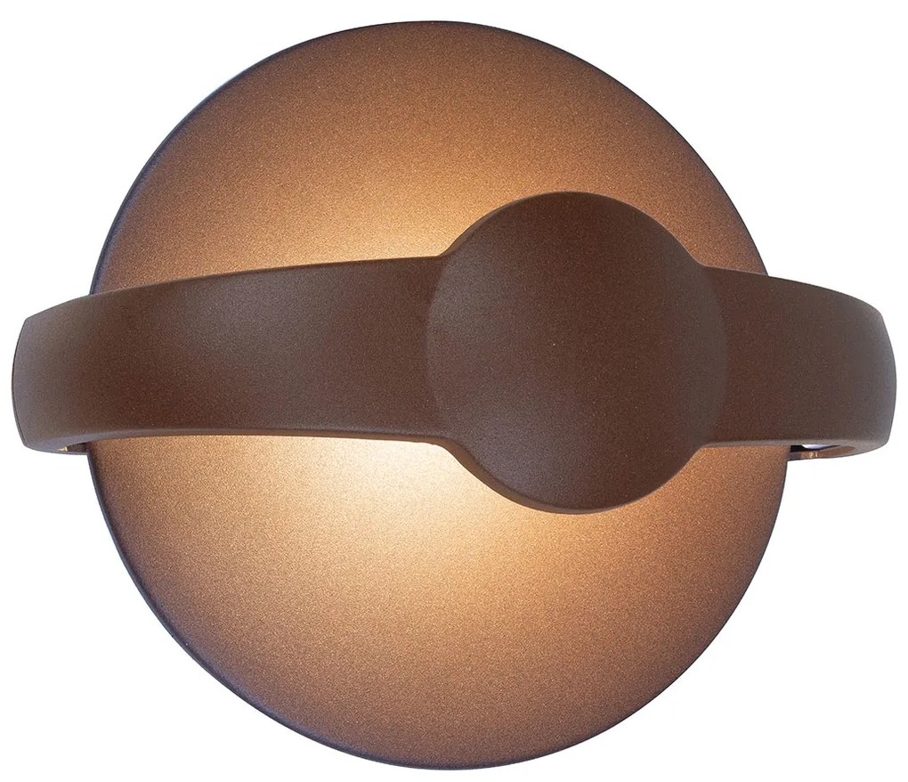 Απλίκα LED Εξωτερικού Χώρου Viokef Mayorka Brown 4298701