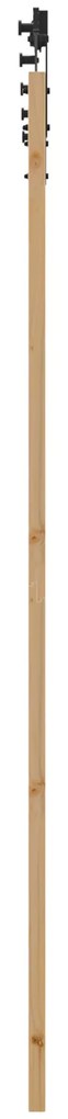 vidaXL Συρόμενη Πόρτα με Σετ Εξαρτημάτων 78x232 cm Μασίφ Ξύλο Πεύκου