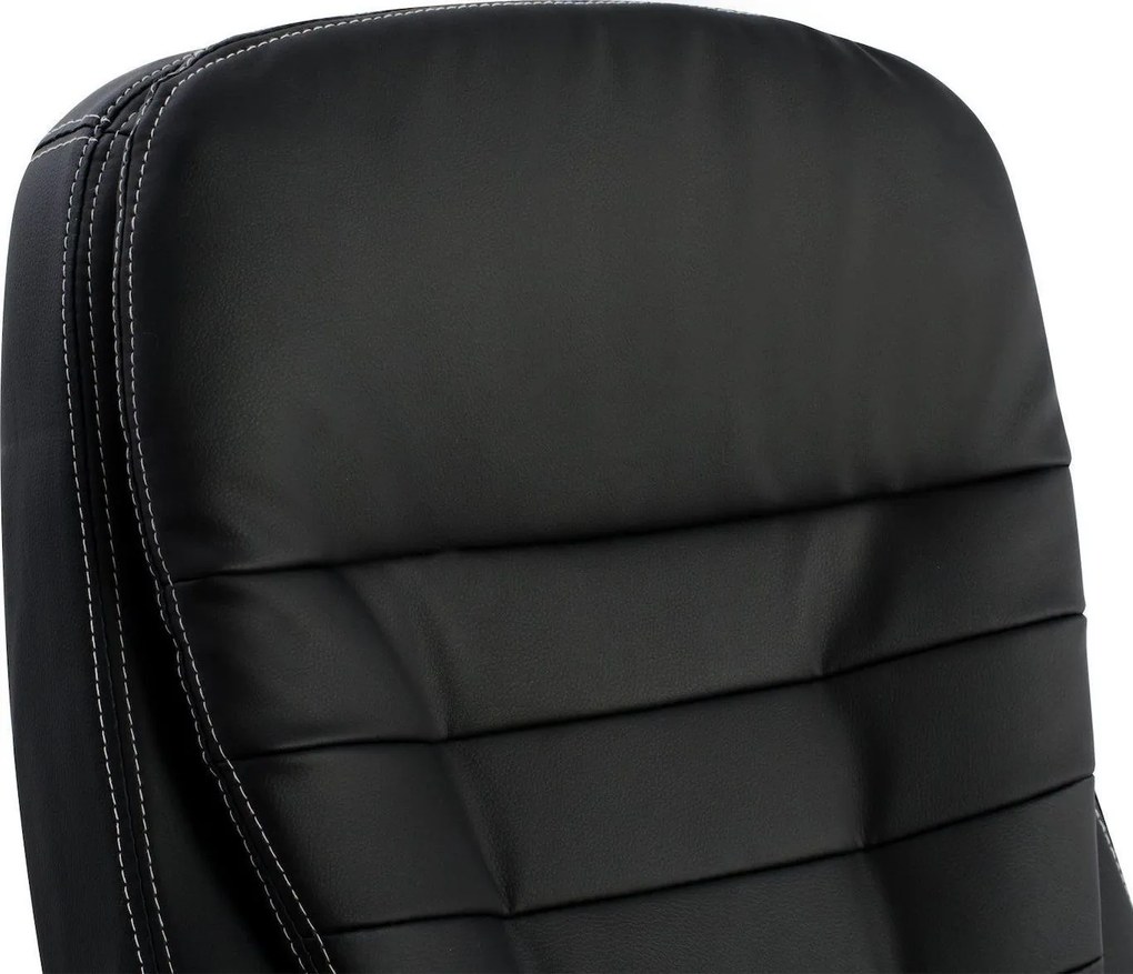 Καρέκλα Γραφείου EYPYΔIKH Μαύρο PU 62x60x108-116cm - 14240003 - 14240003