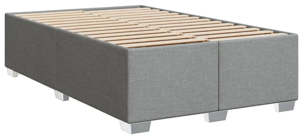 ΚΡΕΒΑΤΙ BOXSPRING ΜΕ ΣΤΡΩΜΑ ΑΝΟΙΧΤΟ ΓΚΡΙ 120X200 ΕΚ. ΥΦΑΣΜΑΤΙΝΟ 3288148