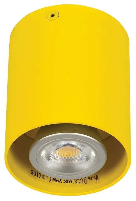 Φωτιστικό Οροφής - Σποτ Yellow VK/03002/Y VKLed Aluminium