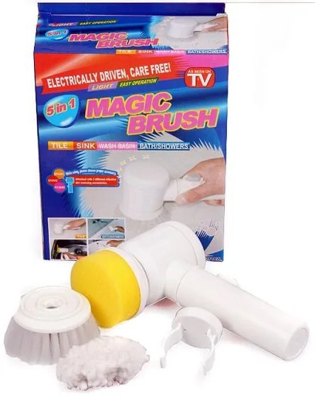 Ηλεκτρική Βούρτσα Καθαρισμού Μπάνιου 5 σε 1 Magic Brush 18789-214-2