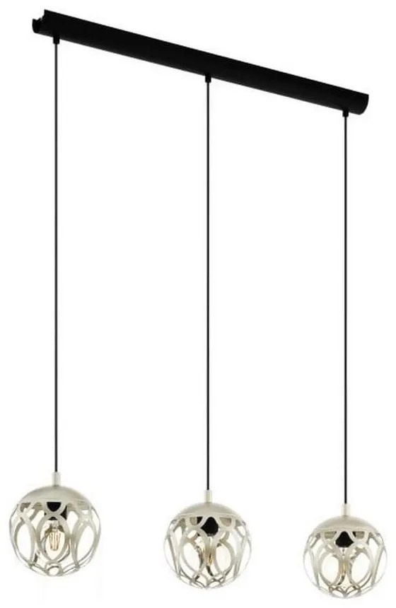 Φωτιστικό Οροφής-Ράγα Mirtazza 99072 L-880 Champagne Eglo Metal