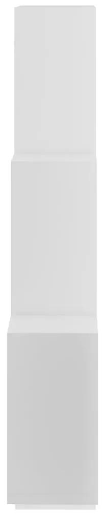 vidaXL Ραφιέρα Τοίχου με Κύβους Λευκή 78 x 15 x 93 εκ. από Μοριοσανίδα