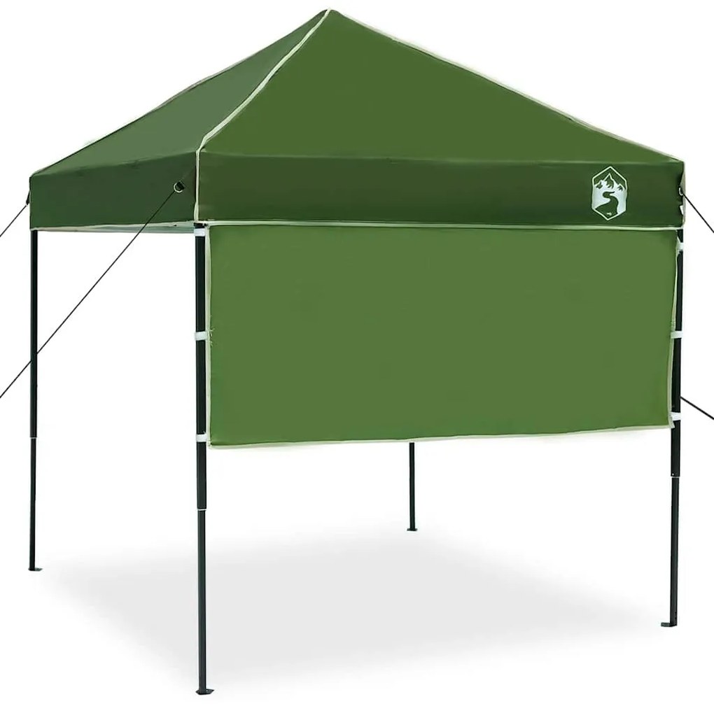 vidaXL Σκηνή Canopy Pop-up Πράσινο 200 x 200 cm ύφασμα