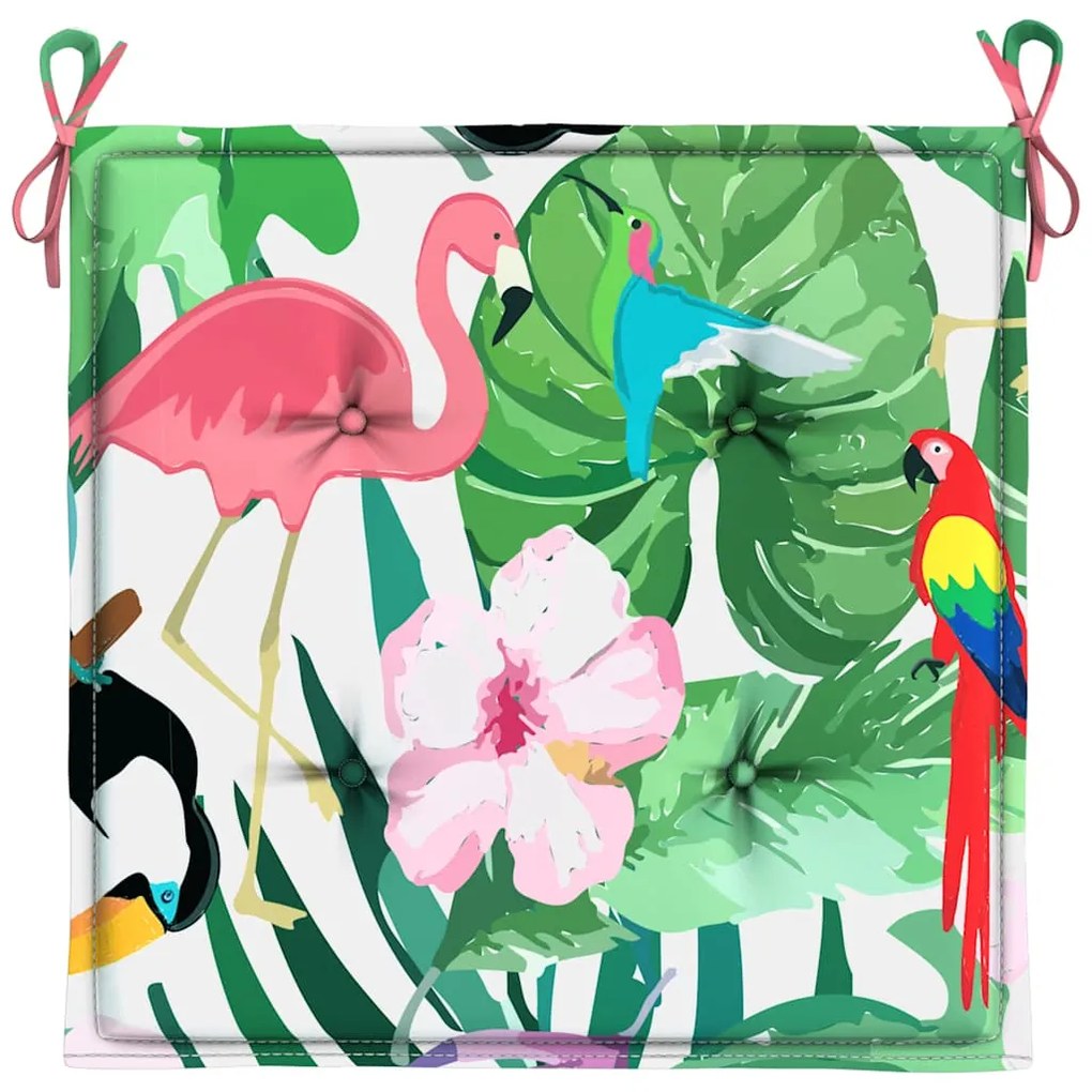 vidaXL Μαξιλάρια Καρέκλας 6 τεμ. Πολύχρωμα 40x40x4 εκ. Υφασμάτινα