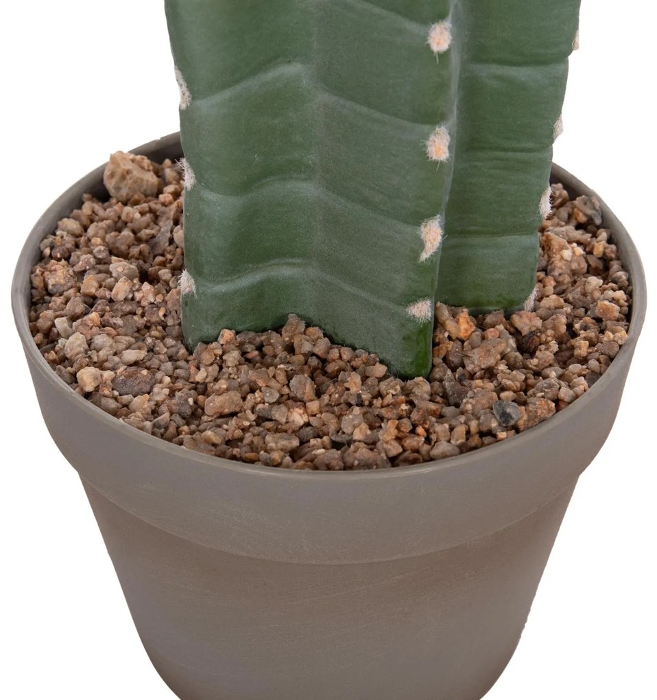 Διακοσμητικό Συνθετικό Φυτό ΚΑΚΤΟΣ C4742 με γλάστρα 17,5x26x103Υεκ. 17.5x26x103 εκ.