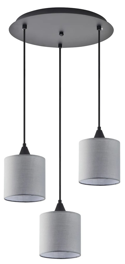 SE21-BL-B10-BL3-SH2 ADEPT PENDANT Grey Shade Pendant+