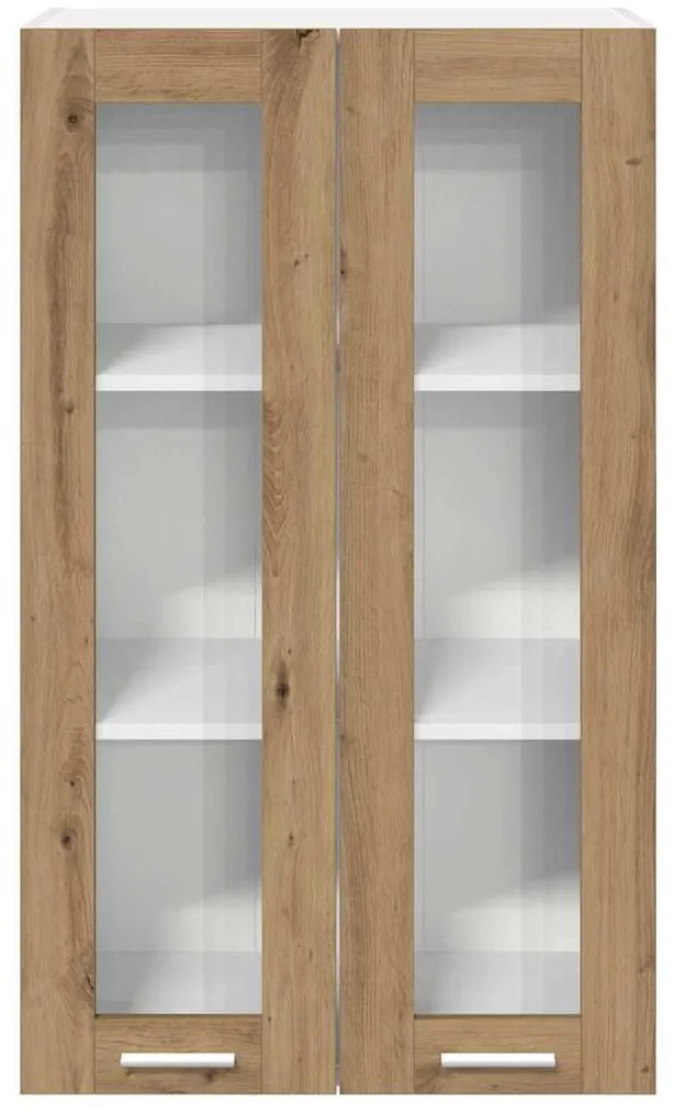 vidaXL Κρεμαστό ντουλάπι με αποθήκευση Artisan Oak 60 x 31 x 100 εκ.