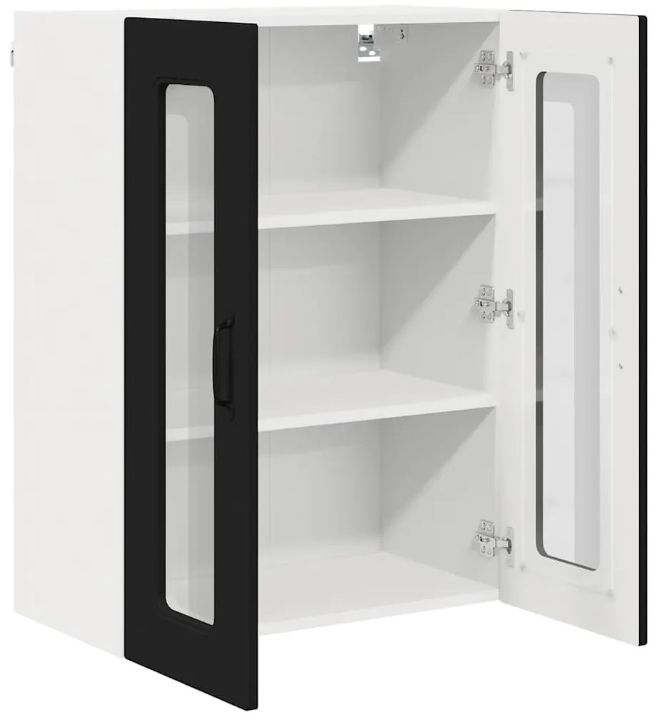 vidaXL Ντουλάπα Κουζίνας με αποθήκευση Kalmar Μαύρο 60 x 31 x 80 εκ.