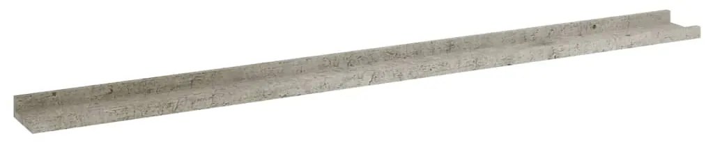 vidaXL Ράφια Τοίχου 2 τεμ. Γκρι Σκυροδέματος 115 x 9 x 3 εκ.