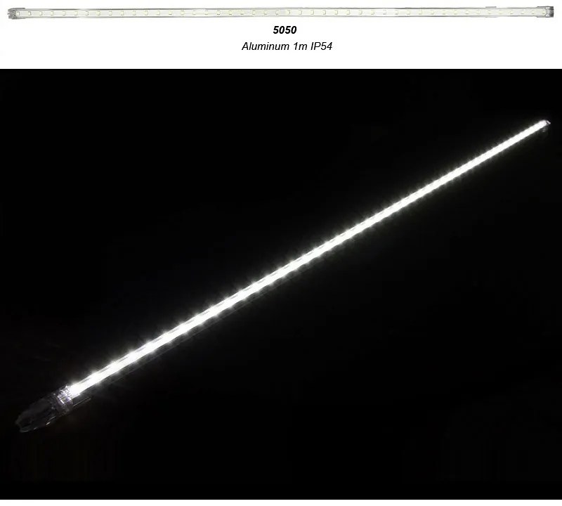 Adeleq Μπάρα Led Αλουμινίου 1M 24Vdc 11W 48Led 120ο Ψυχρό Ip54 30-33410