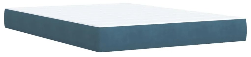 ΚΡΕΒΑΤΙ BOXSPRING ΜΕ ΣΤΡΩΜΑ ΣΚΟΥΡΟ ΜΠΛΕ 140X200 ΕΚ. ΒΕΛΟΥΔΙΝΟ 3286346