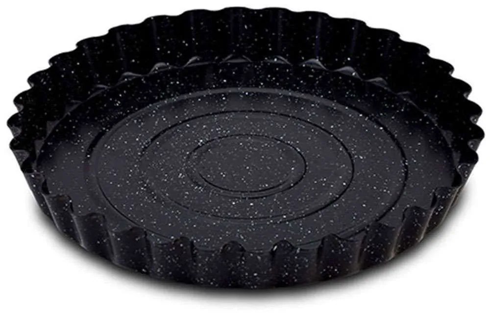 Φόρμα Τάρτας Αντικολλητική Nature 10-103-159 28cm Black Nava Steel