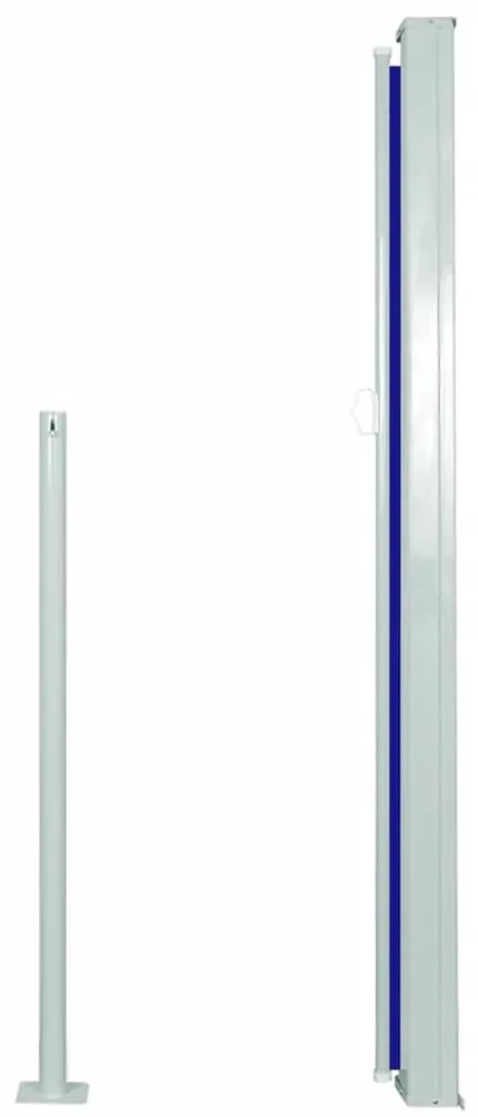 vidaXL Σκίαστρο Πλαϊνό Συρόμενο Μπλε 140 x 300 εκ.