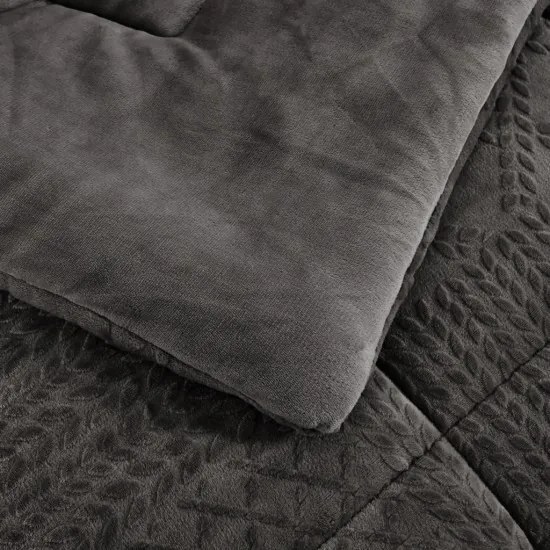 Κουβερτοπάπλωμα Υπέρδιπλο 220x240 Prestige Dark Grey 000000002347