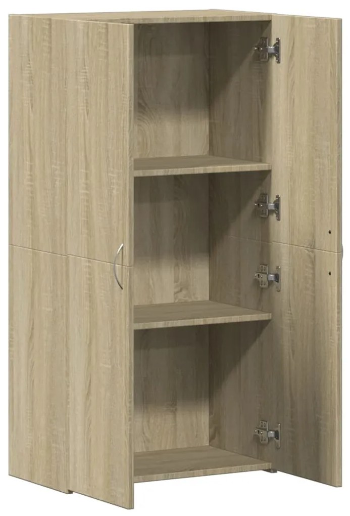 vidaXL Αρχειοθήκη Sonoma Δρυς 60x32x115 εκ. από Επεξεργασμένο Ξύλο