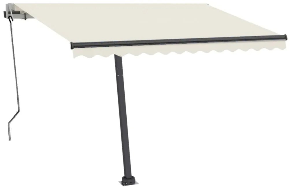 vidaXL Τέντα Αυτόματη Ανεξάρτητη Κρεμ 350 x 250 εκ.
