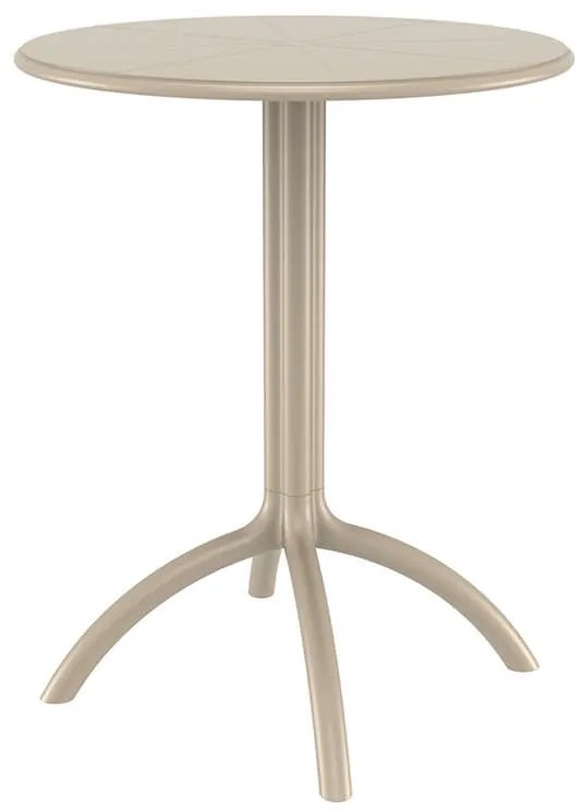 SIESTA OCTOPUS Φ60Χ75εκ.TAUPE ΤΡΑΠΕΖΙ ΠΟΛ/ΝΙΟΥ Φ60X75εκ.20.0164