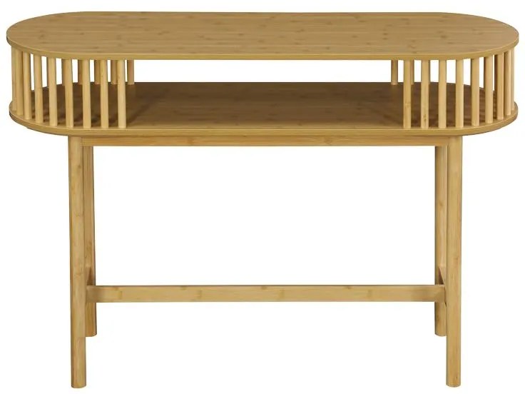 Κονσόλα Nodial MDF/Bamboo σε φυσική απόχρωση 120x39x85εκ 120x39x85 εκ.