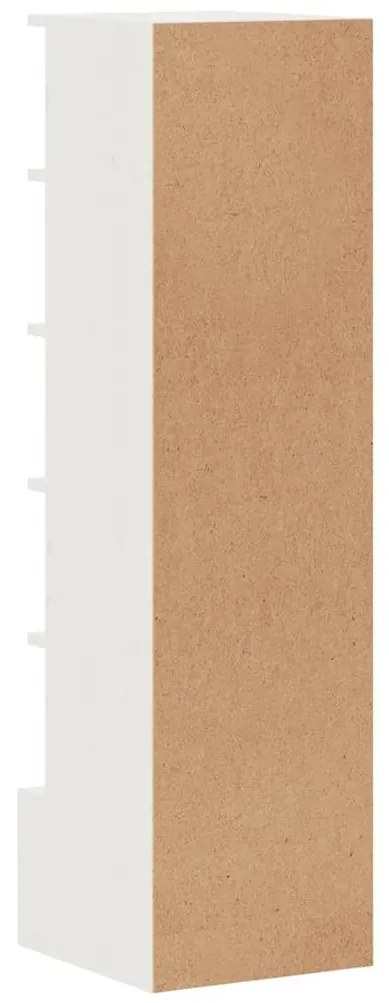vidaXL Παπουτσοθήκη Λευκή 28 x 30 x 104 εκ. από Μασίφ Ξύλο Πεύκου